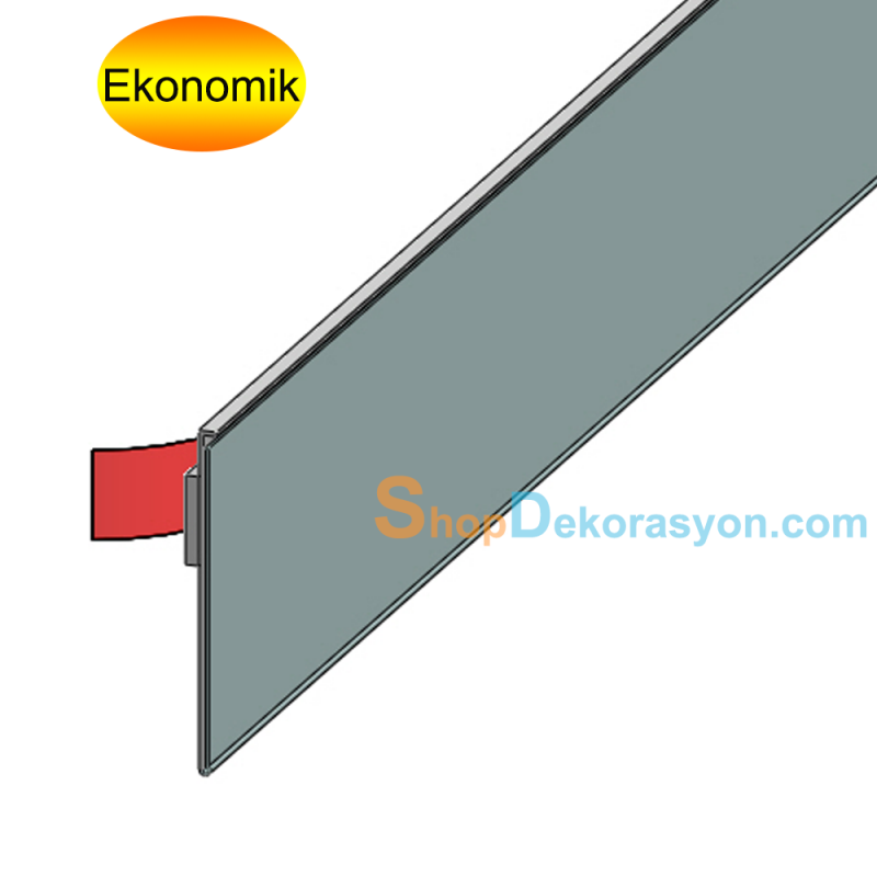 Yapışkanlı Raf Etiketliği Profili 