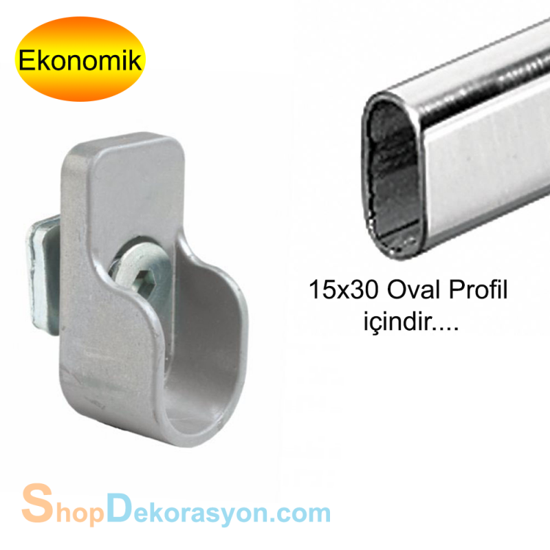 Oval Askı Borusu Tutucu Flanş