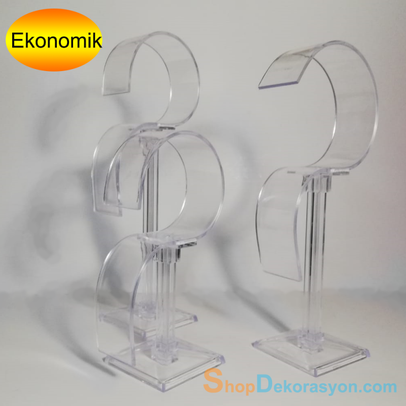 Kemer Teşhir Standı 3 Lü Plastik