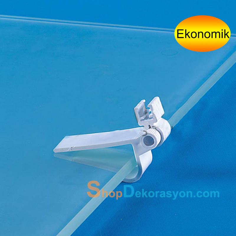 Ahşap ve Cam Raf için Kıskaçlı A6 Fiyat Etiketliği