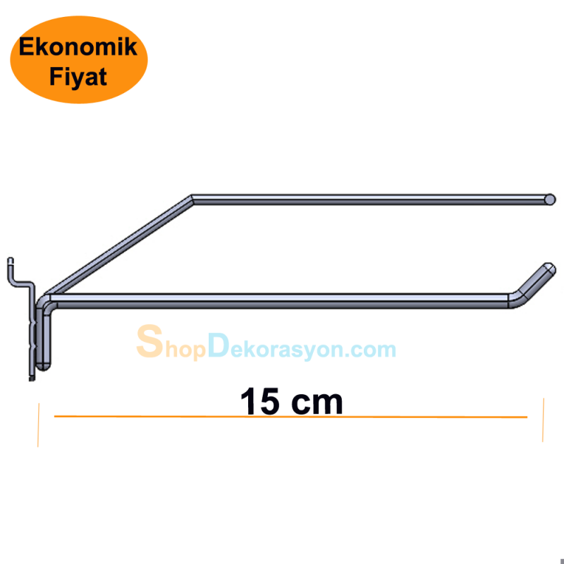 Kanallı Pano Etiketli Çubuk Askı Taşıyıcı