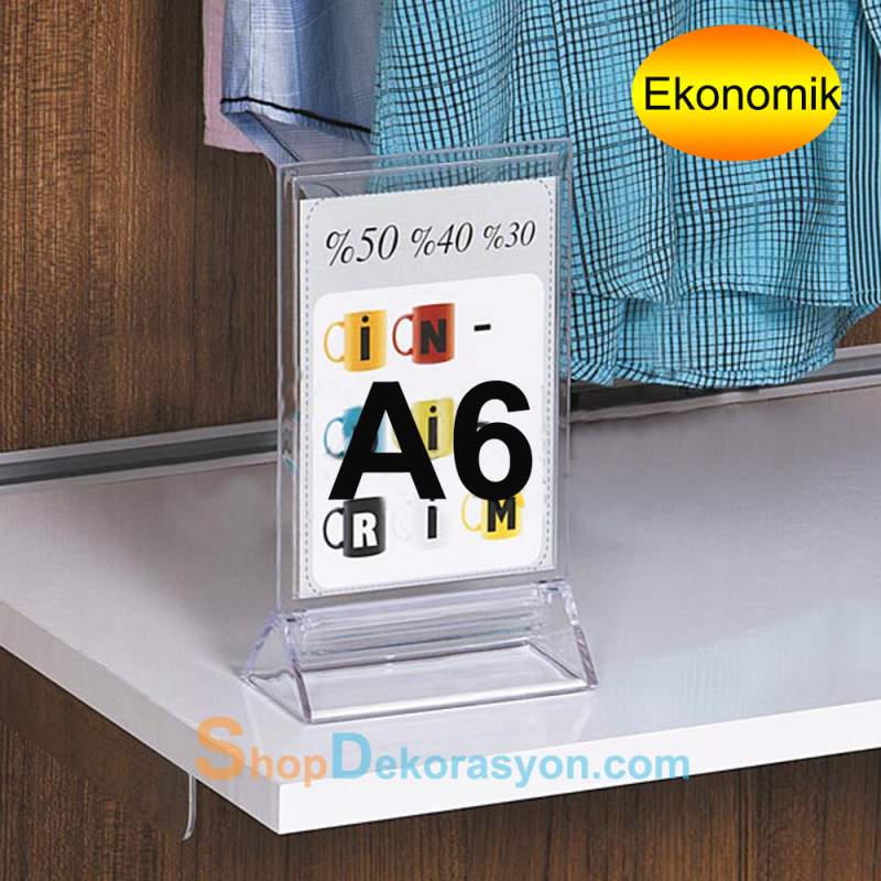 Masa Üstü Dikey Föylük , Etiketlik A6