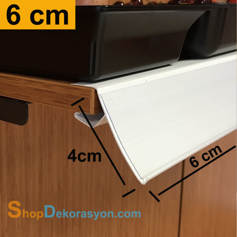 Ahşap Raf Etiketlikleri 6cm