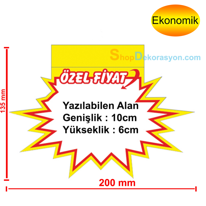 Market Yıldız Etiket