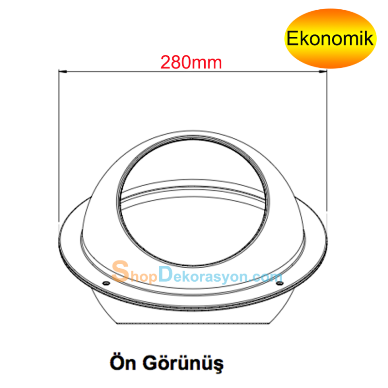 Market Tezgah Önü Pleksi Stand Pleksi Fanus 
