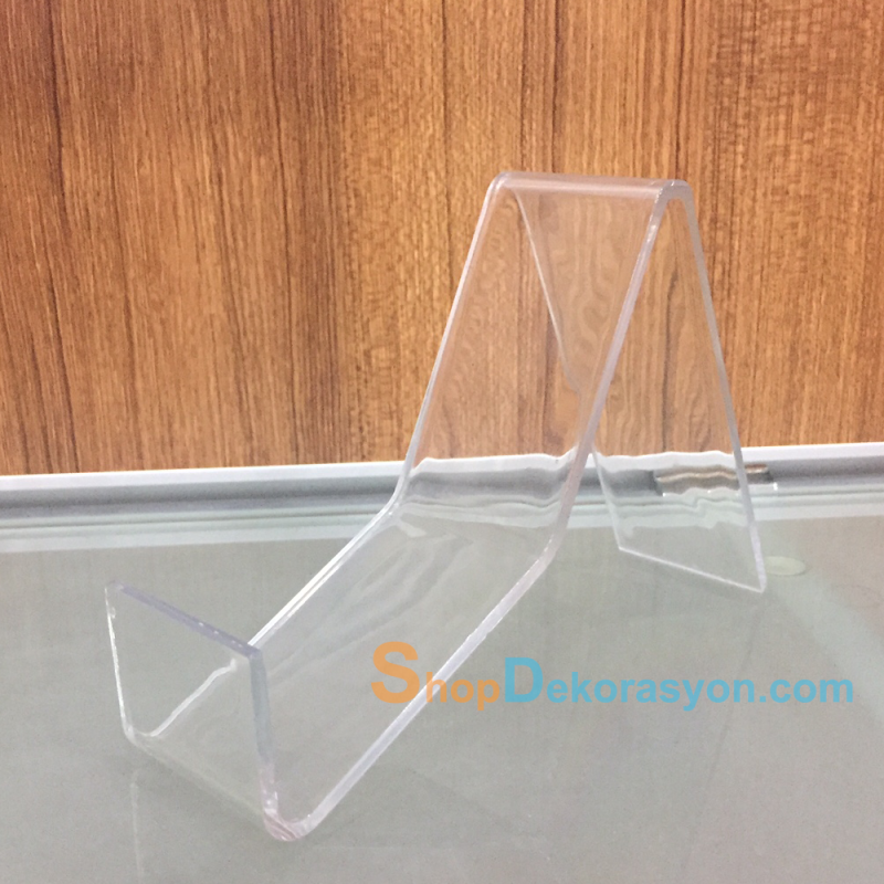 Eğimli Vitrin Ayakkabı Tekli Standı